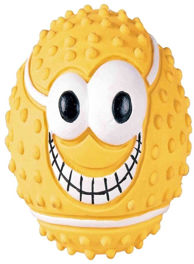 TRIXIE Latex Sport Ball with Motif, Dog Toy (Assorted Colours, 7 cm) - Image 1